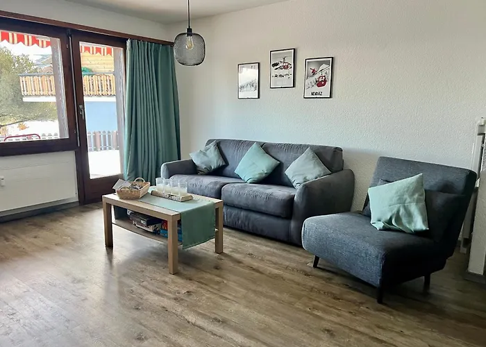 2,5 Pieces A Haute-Nendaz, Grande Terrasse, Piscine, Sauna, Tennis
