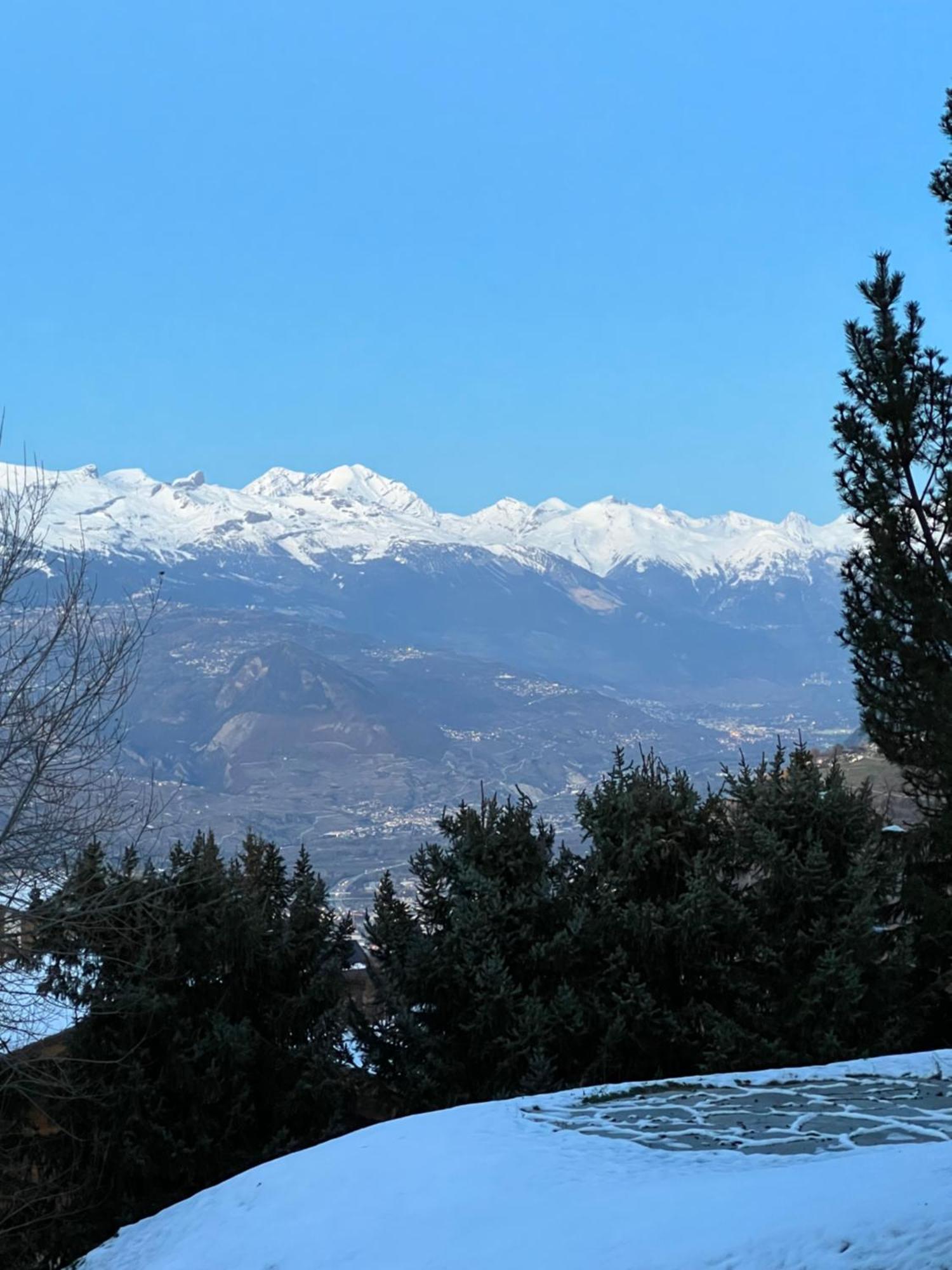 2,5 Pieces A Haute-nendaz, Grande Terrasse, Piscine, Sauna, Tennis Apartmán