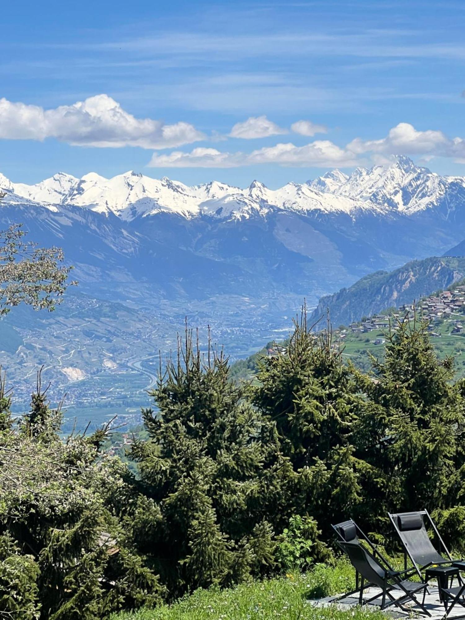 Appartement 2,5 Pieces A Haute-nendaz, Grande Terrasse, Piscine, Sauna, Tennis